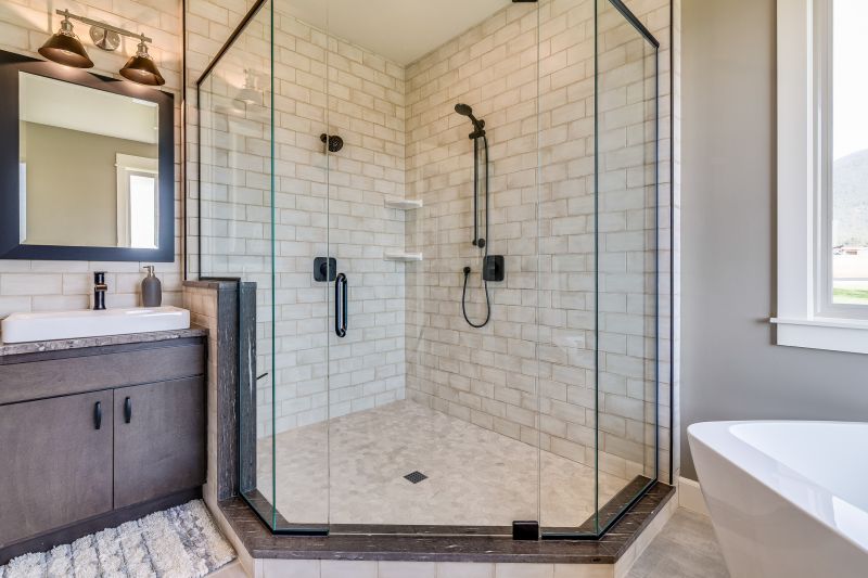 Custom Tile Work in Shower Area